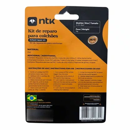 Kit Reparo p/Colchão Nautika Inflável Unissex 253000