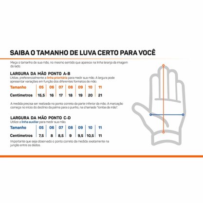 Luva Campo Infantil Poker Training Pkr Basic Jr 01113-SORT