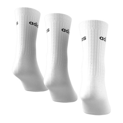 Meia Adidas Cano Alto Hc Crew 3 Pares Unissex GE1379