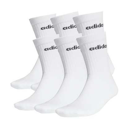 Meia Adidas Cano Alto Hc Crew 3 Pares Unissex GE1379