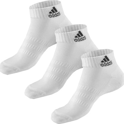 Meia Adidas Cush Ank 3 Pares Unissex DZ9365