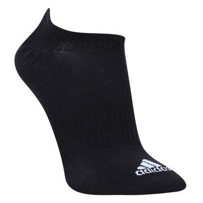 Kit Meias Adidas Cano Baixo 3 Pares Unissex DZ9414