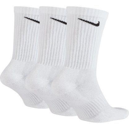 Meia Nike Cano Alto Everyday Cushion Pacote 3 Pares SX7664-100