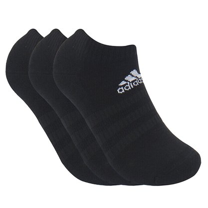 Kit Meia Adidas Cushioned Low-Cut 3 Pares Unissex DZ9385