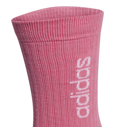 Meias Adidas Logo Linear 3 Pares Unissex H35677