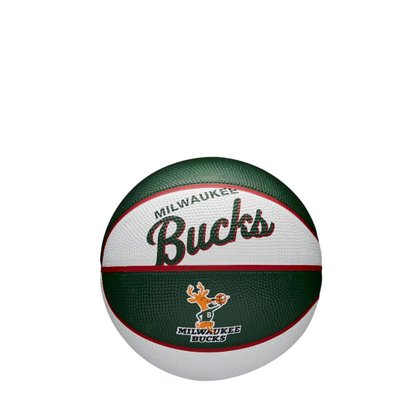Mini Bola Basquete Wilson NBA Retro Bucks WTB3200XBMIL