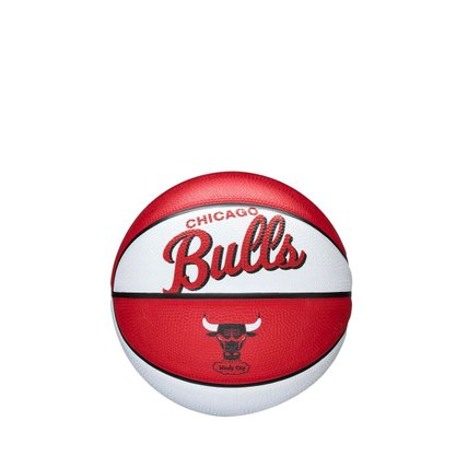 Mini Bola Basquete Wilson NBA Retro Hi Bulls WTB3200XBCHI