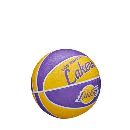 Mini Bola Basquete Wilson NBA Retro Lakers WTB3200XBLAL