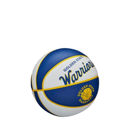 Mini Bola Basquete Wilson NBA Retro Warriors WTB3200XBGOL