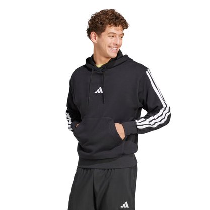 Moletom Adidas Com Capuz 3 Stripes Masculino JD1874