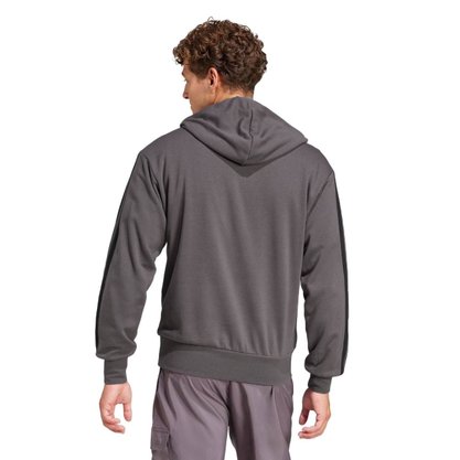 Moletom Adidas com Capuz 3 Stripes Masculino JE6365