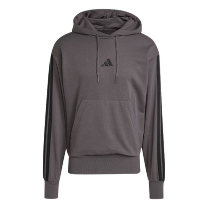 Moletom Adidas com Capuz 3 Stripes Masculino JE6365