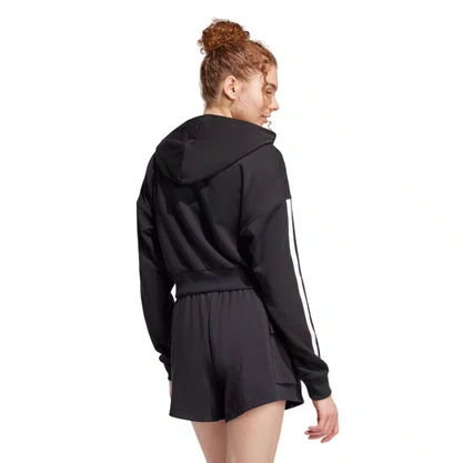 Moletom Adidas Cropped Essentials 3-Stripes Feminino JE0017