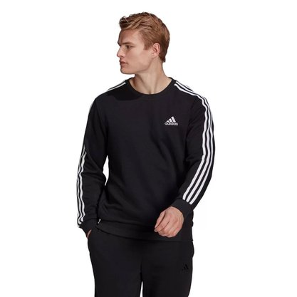 Moletom Adidas Essentials 3 Listras Masculino GK9078