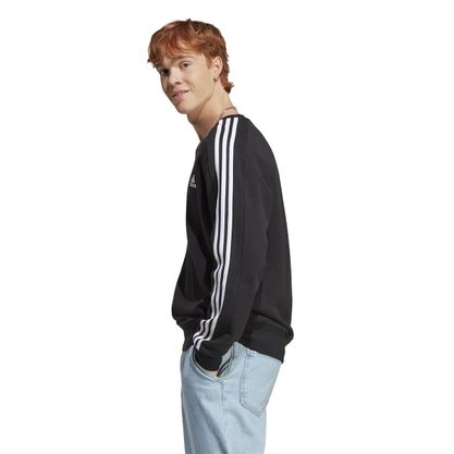 Moletom Adidas Essentials 3 Listras Masculino IC9317