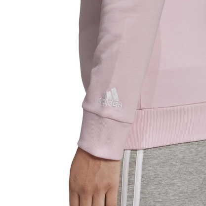 Blusa Moletom Adidas Essentials Logo Linear Feminino GL0721