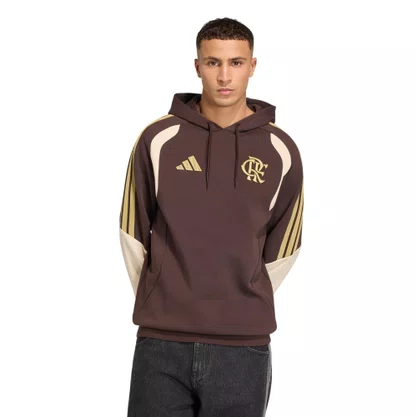 Moletom Adidas Flamengo Com Capuz Tiro 26 Masculino JZ2355