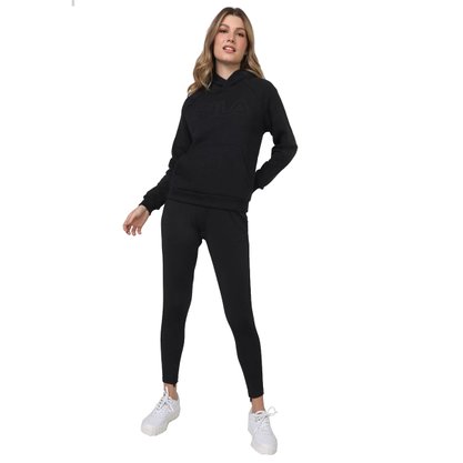 Moletom FIla Letter Outline Winter Feminino F12L239-160