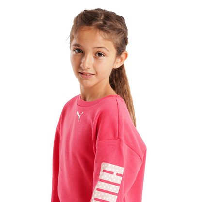 Moletom Infantil Puma Alpha Crew 589231-35