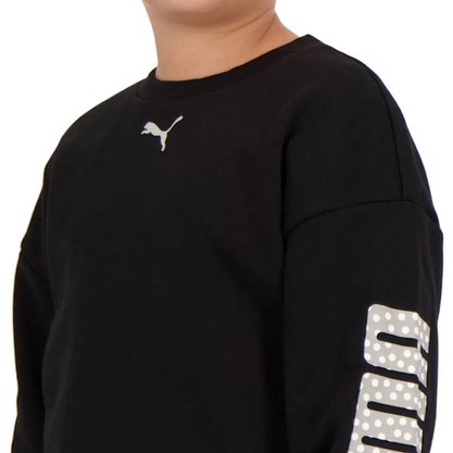 Moletom Infantil Puma Alpha Crew Unissex 589231-01