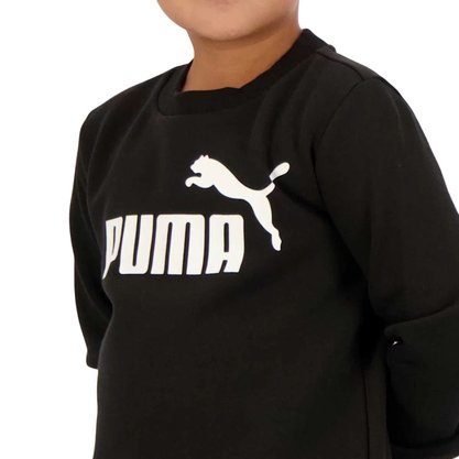 Moletom Infantil Puma Essentials Crew Big Logo 586963-01