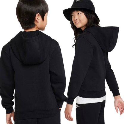 Moletom Juvenil Nike Sportswear Club Fleece FD3000-010