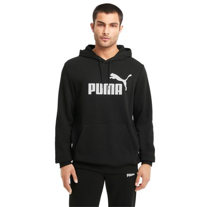 Moletom Puma Capuz Essentials Big Logo Masculino 586688-01