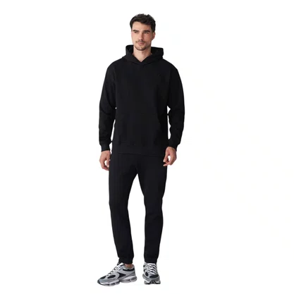 Moletom New Balance Capuz Athletics Small Logo MT41534B-BK