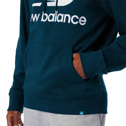 Moletom New Balance Essentials Stacked Masculino BMT03558ECL