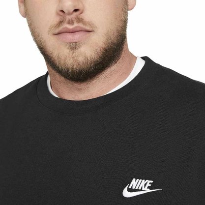 Moletom Nike Sportswear Club Crw BB Masculino BV2662-010