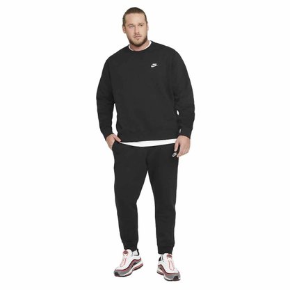 Moletom Nike Sportswear Club Crw BB Masculino BV2662-010