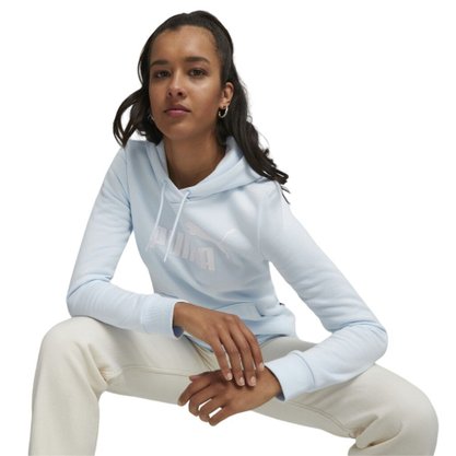 Moletom Puma Capuz Essentials Logo Fleece Feminino 586789-69