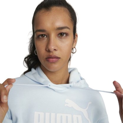 Moletom Puma Capuz Essentials Logo Fleece Feminino 586789-69