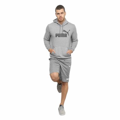 Moletom Puma Ess Hoody FL Big Logo Masculino 851743-03