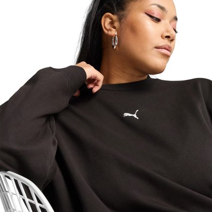 Moletom Puma Ess Oversized Crew Feminino 685400-01