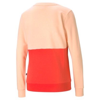 Moletom Puma Essentials Colourblock Crew TR Fem 587908-26
