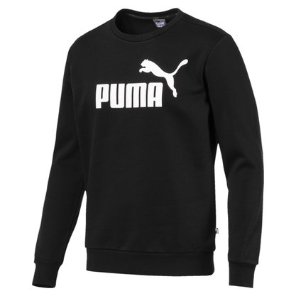 Moletom Puma Essentials Logo Crew Sweat Masculino 851747-01
