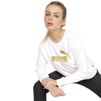 Moletom Puma Essentials Metal Logo Feminino 586894-02