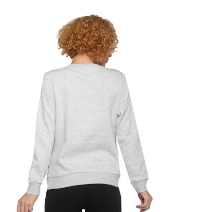 Moletom Puma Essentials Logo Crew FL Feminino 586784-04