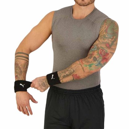 Munhequeira Puma Cat (Par) Unissex 051156-01