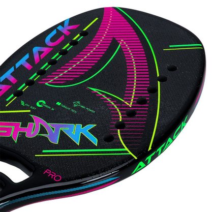 Raquete Beach Tennis Shark Attack 2022 Unissex SHR042
