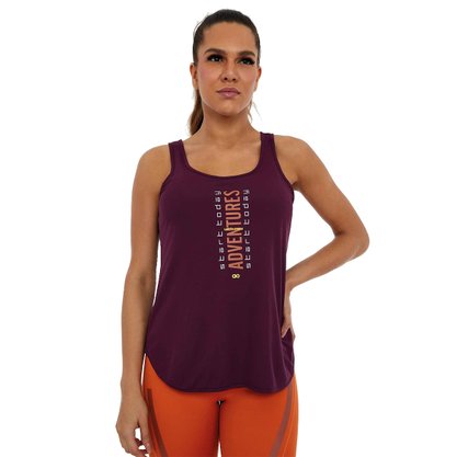 Regata Alto Giro Skin Fit Inspiracional Feminino