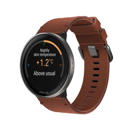 Relógio Polar Ignite 3 Titanium Couro Unissex 900110028