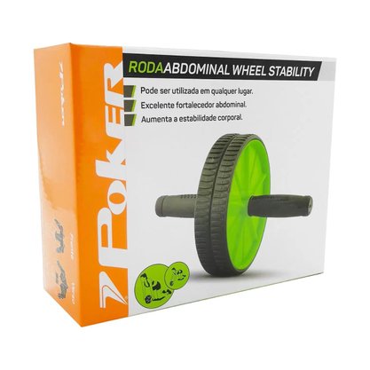Roda para Abdominal Poker Wheel Stability Unissex 09076-PVC