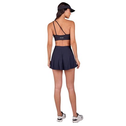 Saia Alto Giro Shorts Canelada Feminina 2521002-C0049