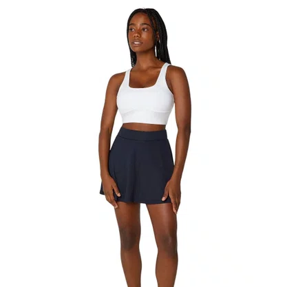 Saia Shorts Alto Giro Eterna Sobreposta Evase 101005-C0049