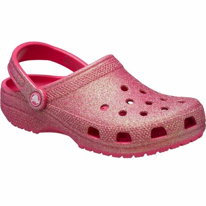 Sandália Crocs Classic Iridescent Glitter Cg Fem 211005-6ZQ