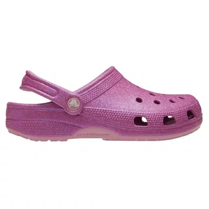 Sandália Crocs Classic Iridescent Glitter Feminino 211005-5BX