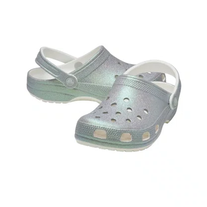 Sandália Crocs Iridescent Glitter Clog Unissex 211005-100
