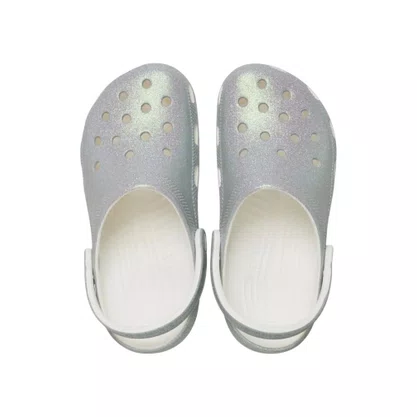 Sandália Crocs Iridescent Glitter Clog Unissex 211005-100